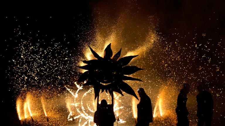 Imbolc feu soleil topshot britain offbeat festival fire