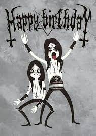 happy birthday metal