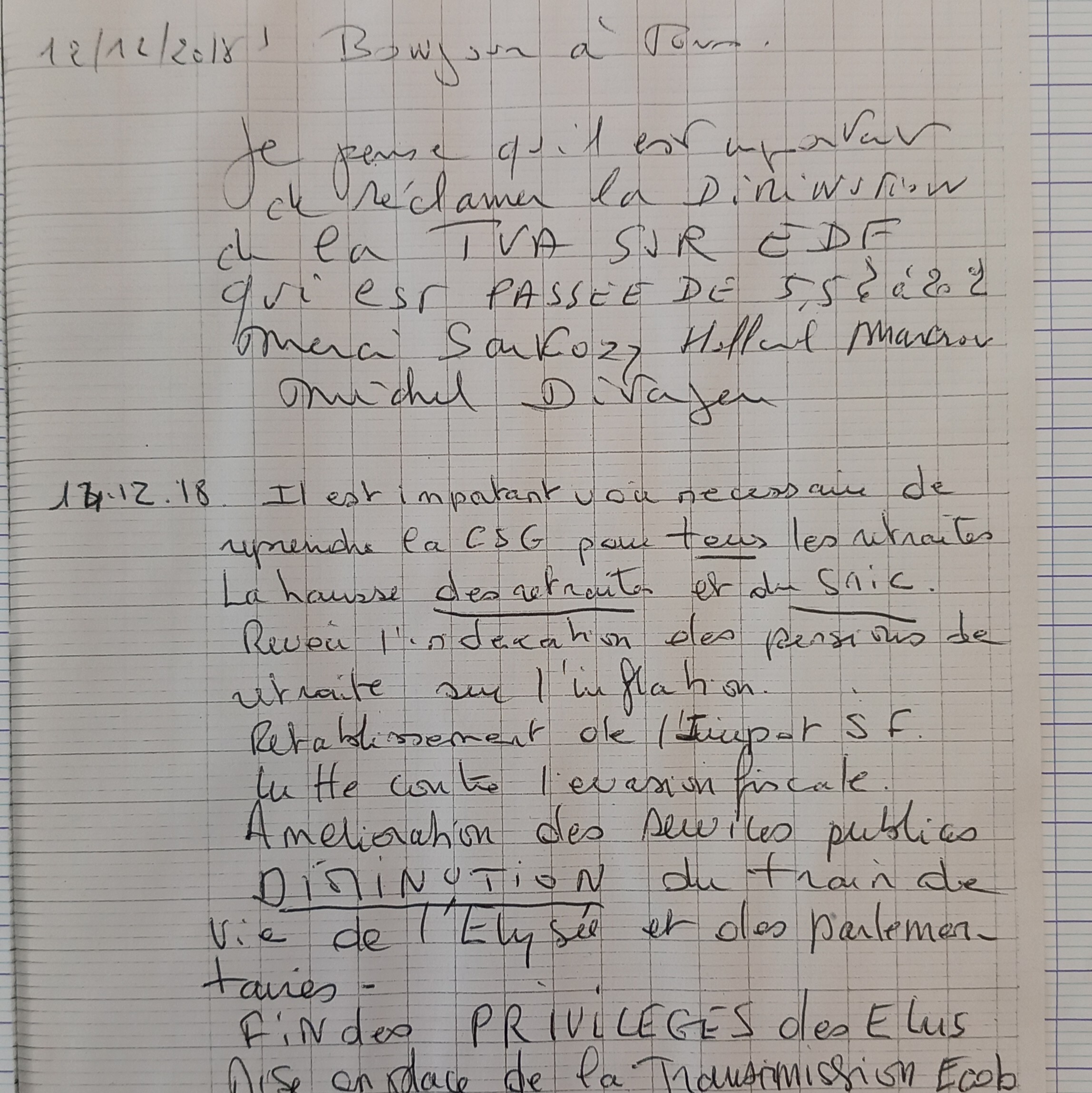 Emission Cahiers de Doleances 2