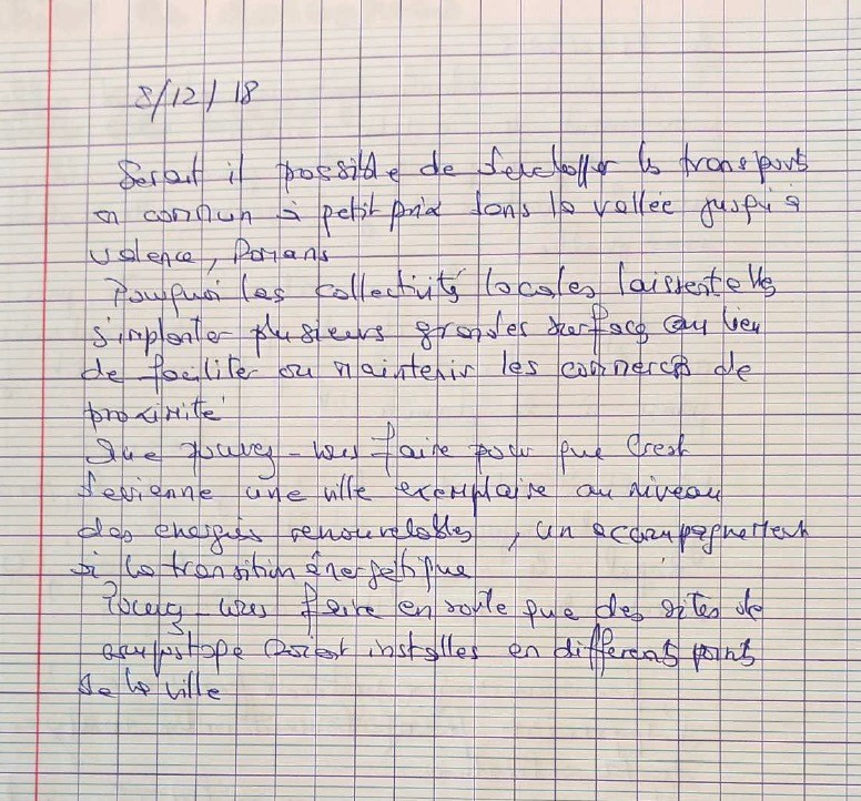 Emission Cahiers de Doleances 6