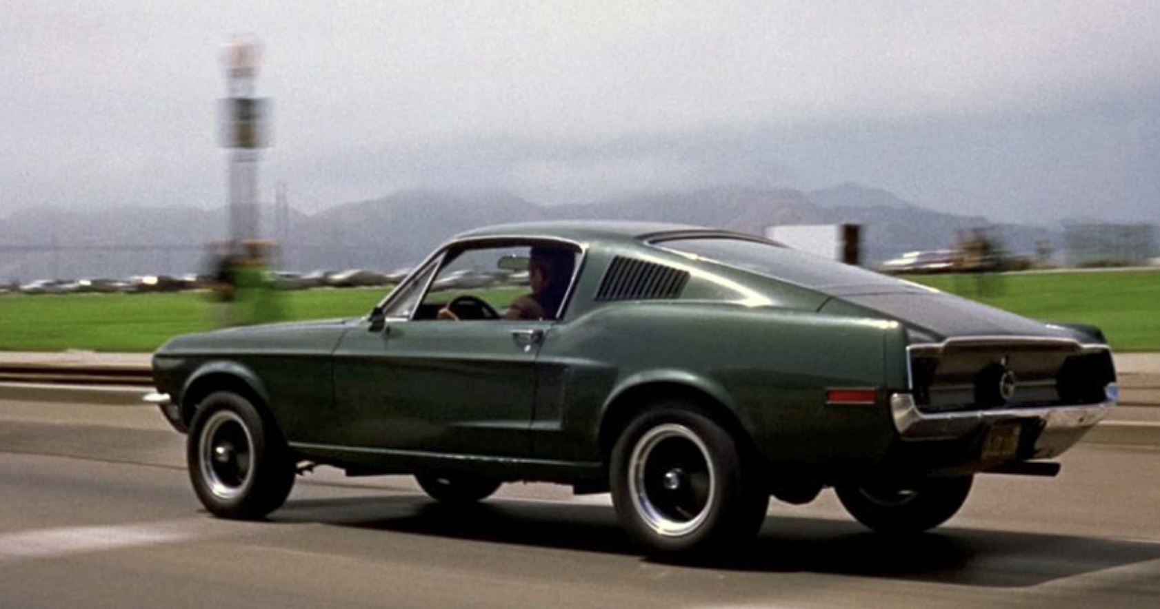 Photo Frank BullittSteve McQueenFord Mustang GT 390