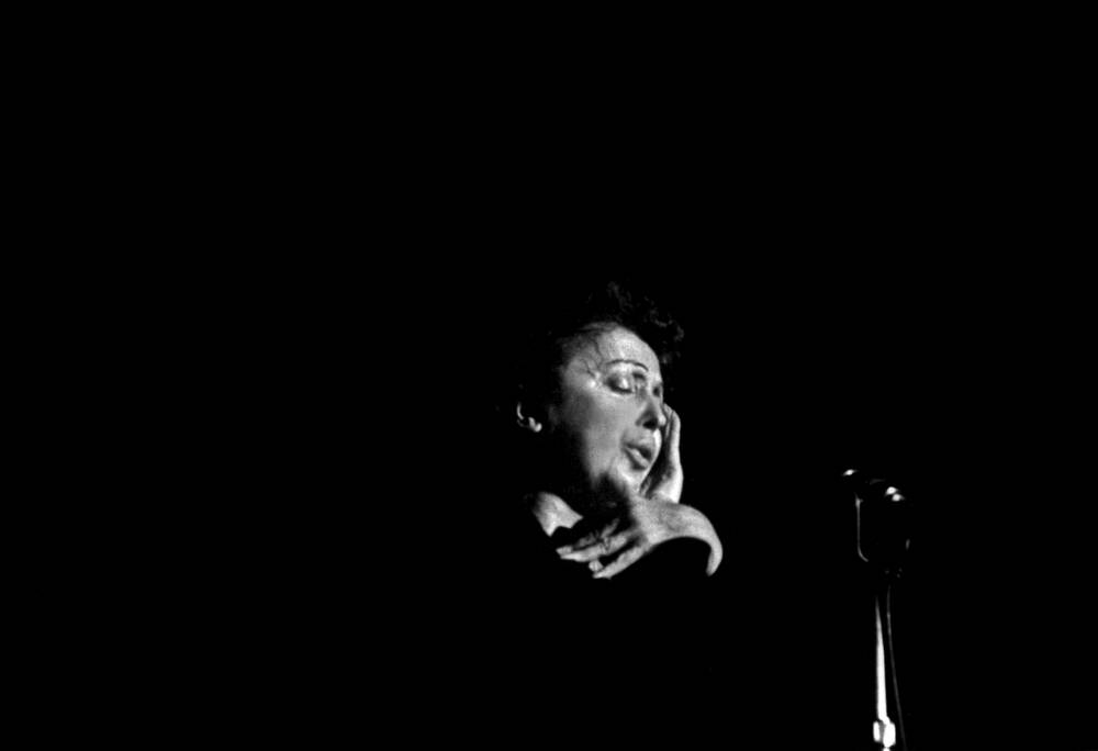 edith piaf a lolympia a paris le 7 fevrier 1958